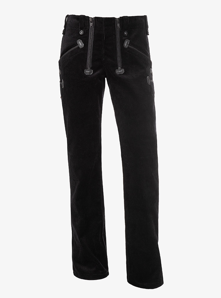 VIRGIS trousers heavy corduroy without bell bottom